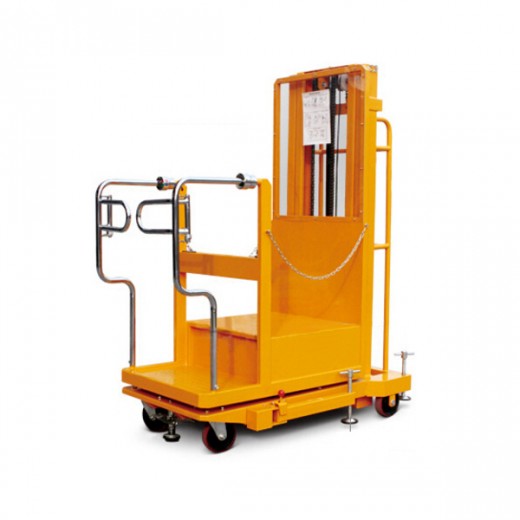 二級(jí)門架半電動(dòng)取貨車