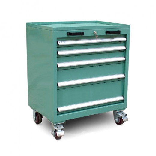 鋼板工具車(5層抽屜)