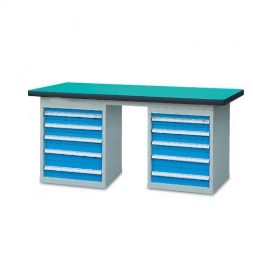 雙側(cè)柜重型工作桌