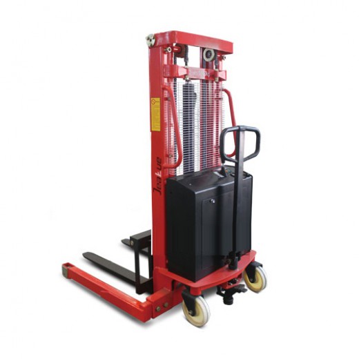 寬支腿半電動(dòng)堆高車(chē)