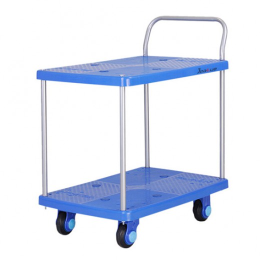 塑料平板手推車(二層)